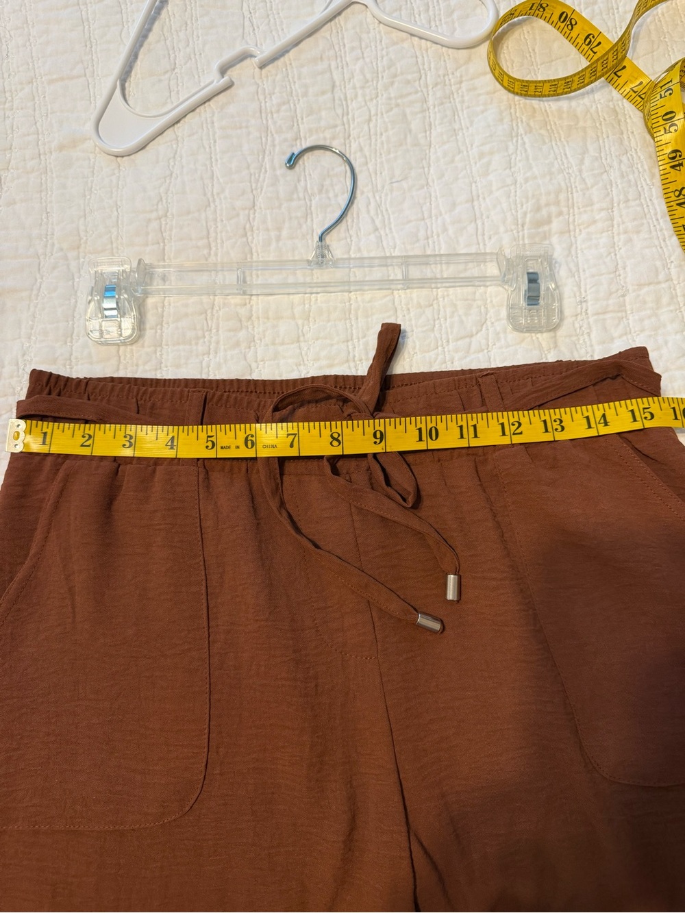 Women’s Wide Leg Pull-On Pants in Brown NWOT